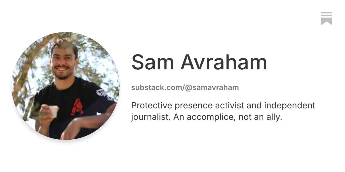 Sam Avraham | Substack