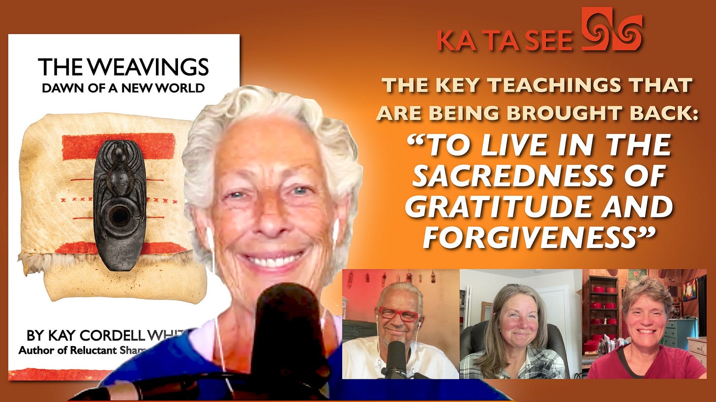 To live in the Sacredness of Gratitude and Forgiveness