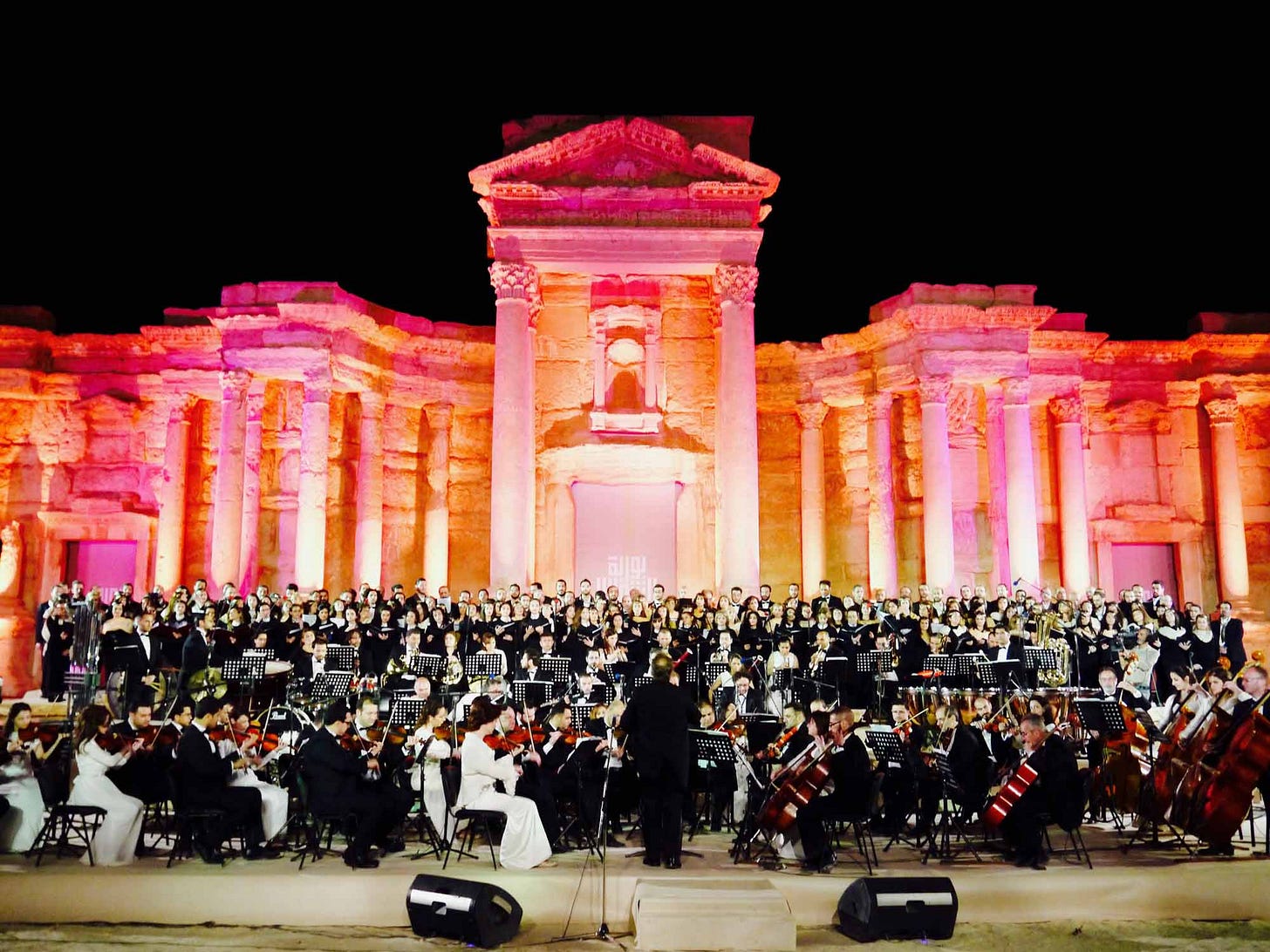 叙利亚巴尔米拉竞技场被摧毁炸毁前360度全景照成独家绝版_新闻_央视网(cctv.com) 叙利亚巴尔米拉竞技场被摧毁炸毁前360度全景照成独家绝版_新闻_央视网(cctv.com)