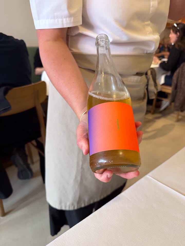 Non-alcoholic beverages at Datil restaurant in Paris