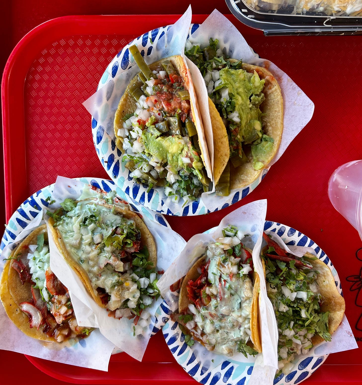 tacos from Tacos El Gordo, San Diego