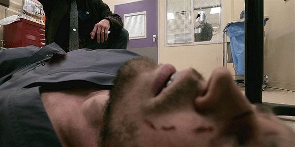 James with SWAT guy standing over Coles dying body Walker 2.08. James with SWAT guy standing over Coles dying body Walker 2.08.