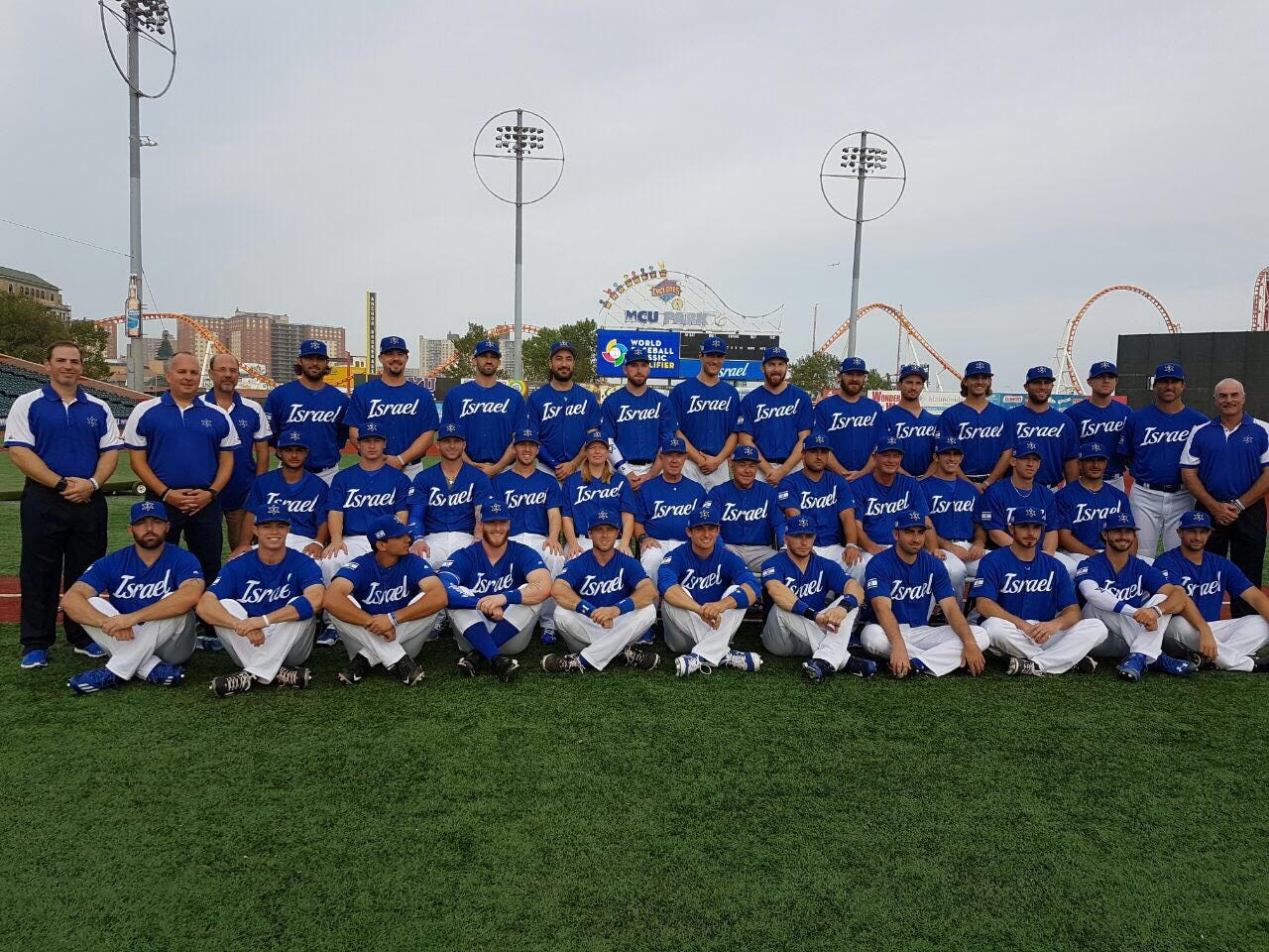 Team Israel for the 2016 World Baseball Classic qualifier. CHAMPS.