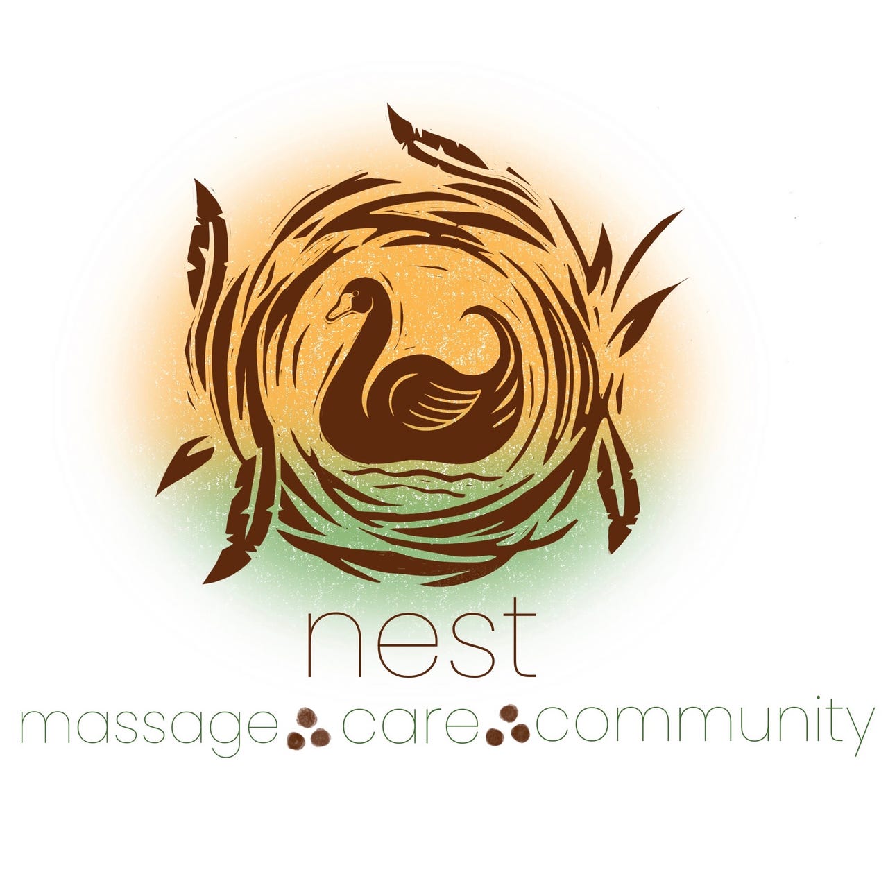 inside the (swan's) nest