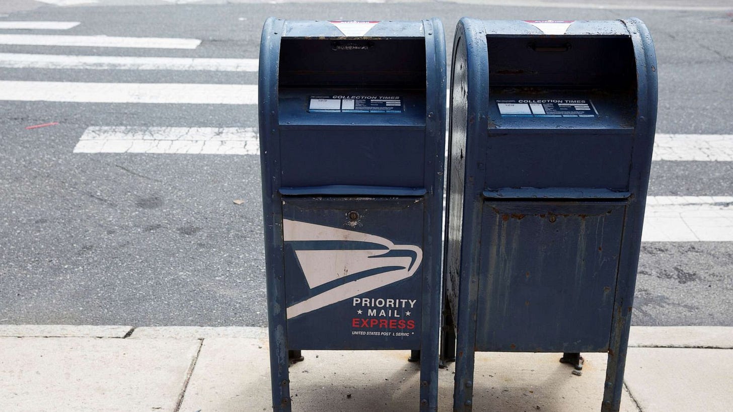 Citing 'customer concerns,' Postal Service says it will halt mailbox removals - ABC News Citing 'customer concerns,' Postal Service says it will halt mailbox removals - ABC News
