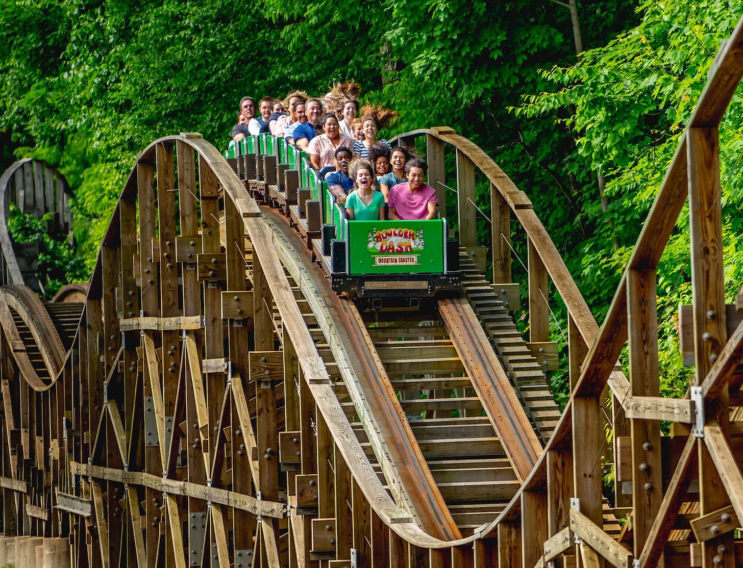 lake compounce boulder dash coaster