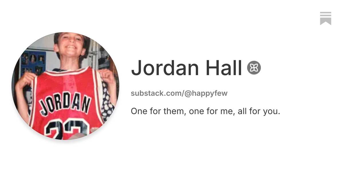 Jordan Hall | Substack
