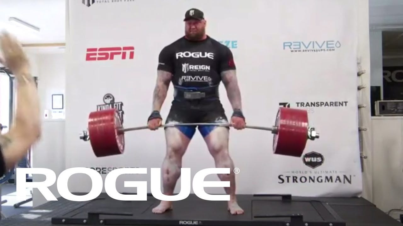 501KG Deadlift - Hafthor Bjornsson - YouTube