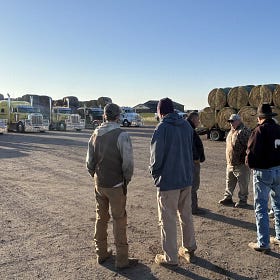 South Dakota ranchers deliver hay to Nebraska wildfire zone 