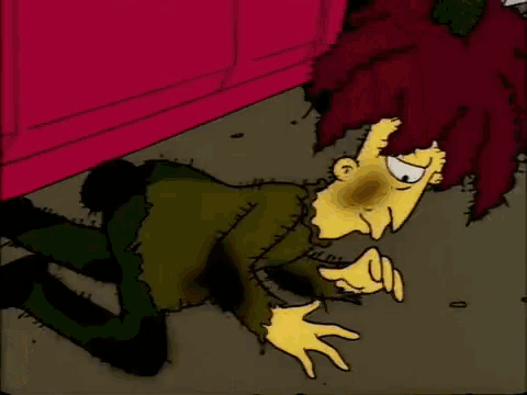 a cartoon character is standing in front of a tow truck . a cartoon character is standing in front of a tow truck .