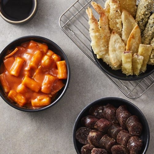 떡튀순 세트 (국물떡볶이500g+순대250g+야채튀김300g)