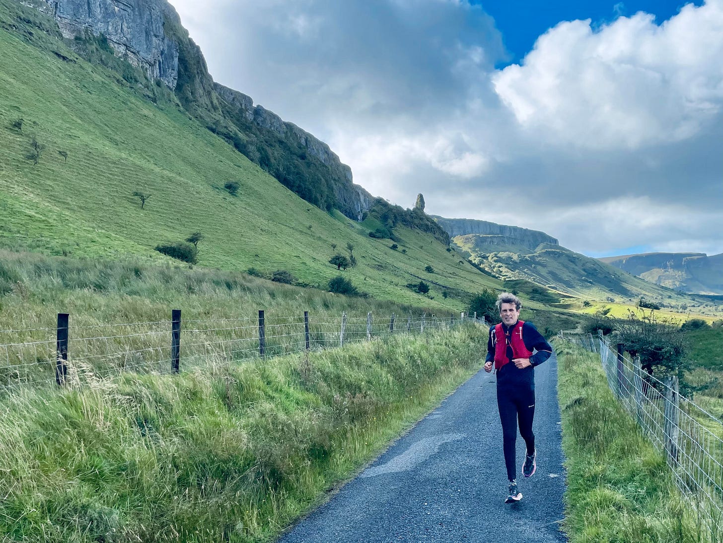 Adharanand Finn running in Ireland