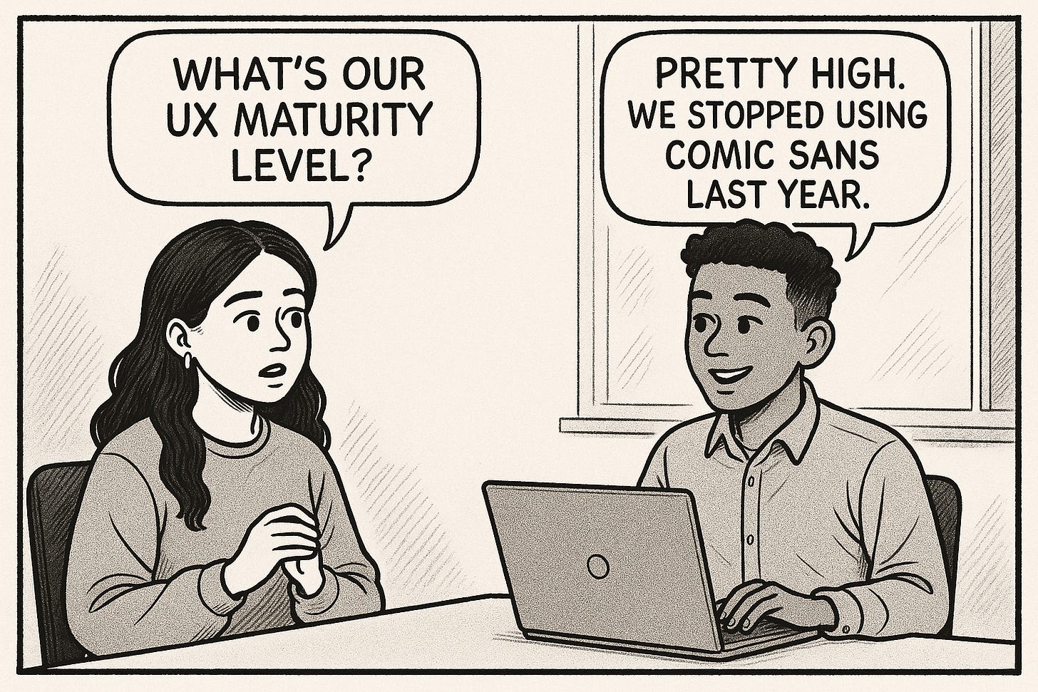 ux maturity joke