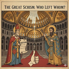 Beyond the Break: The Story of the Great Schism of 1054 and Who left Who.