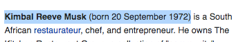 Epstein and entourage were given a private tour of SpaceX a few days before Kimbal's 40th birthday on Sept 20, 2012.

This is reflected in Epstein's flight records, his plane flew to Ontario, CA (an hour drive to LA/SpaceX HQ at Hawthorne) on Sept 18 and back to NYC on Sept 19 