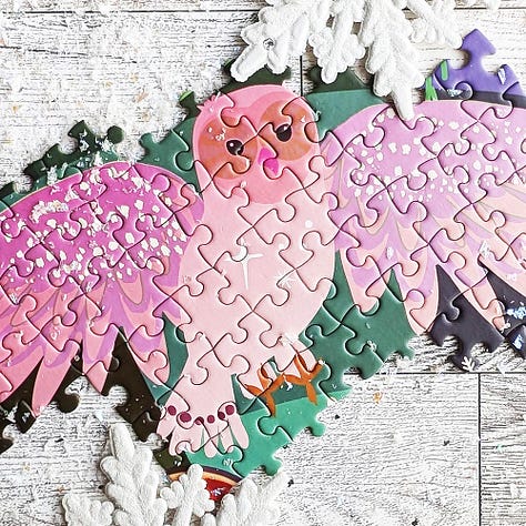 Gallery of Elena Essex Winter Wheel Jigsaw Puzzle