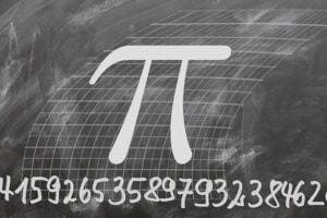 Pi on a blackboard Credit: geralt