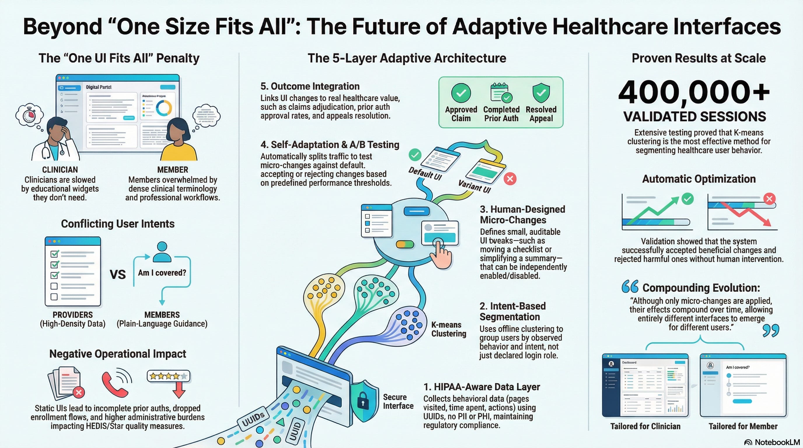 Adaptive Graphical User Interfaces (AGUI) for Medicare & Medicaid
