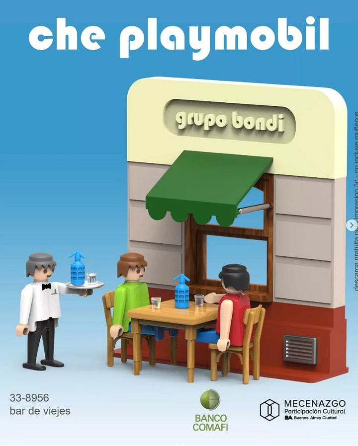 Diseños para imprimir Playmobil con identidad argentina