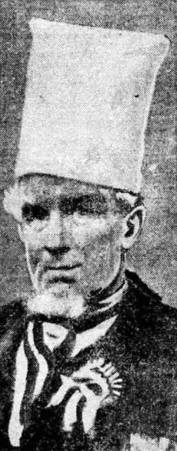Coffee Johnny in later life, Newcastle Chronicle, 27 Jan 1931