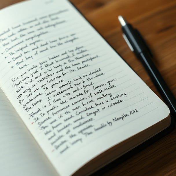 Poets' notepad