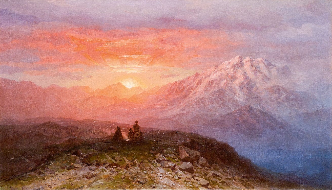 Caucasus Mountains - by M. E. Rothwell - Cosmographia