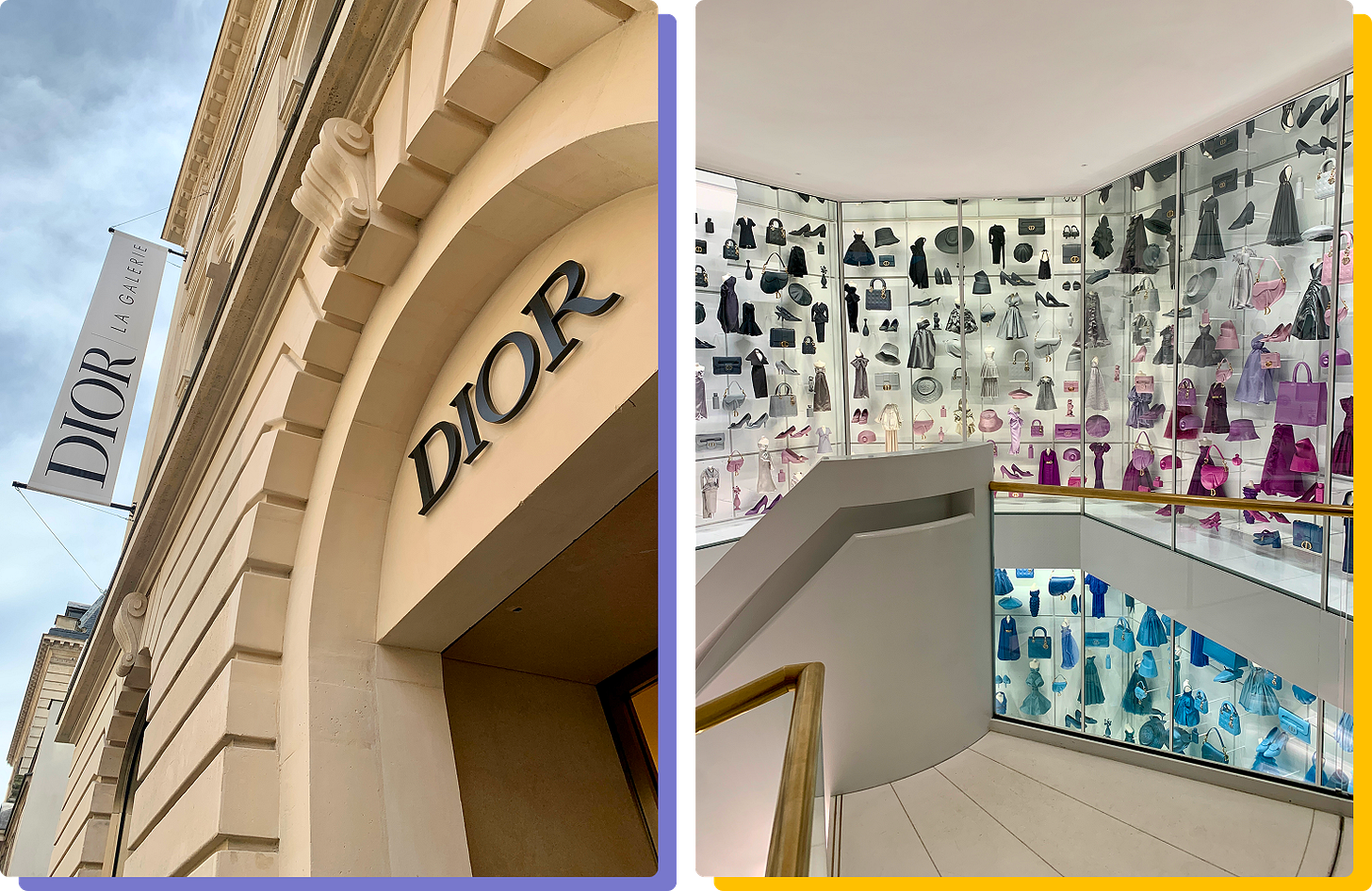 Scenes from my visit to La Galerie Dior Scenes from my visit to La Galerie Dior