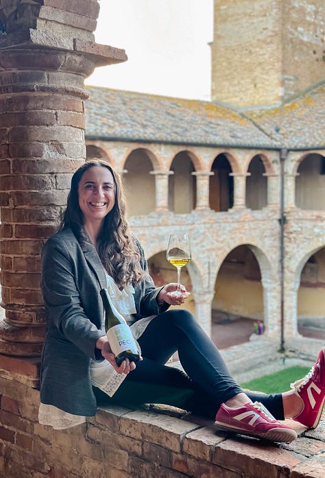 wine tasting at Abbazia di Propezzano