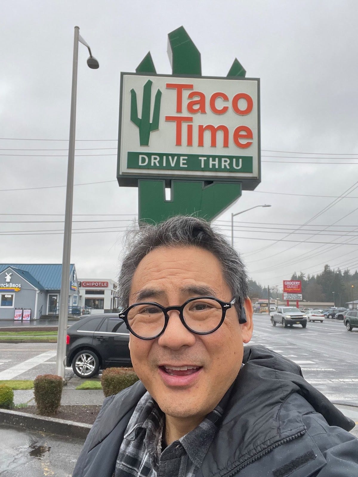 Stephen Pao at Taco Time in Longview