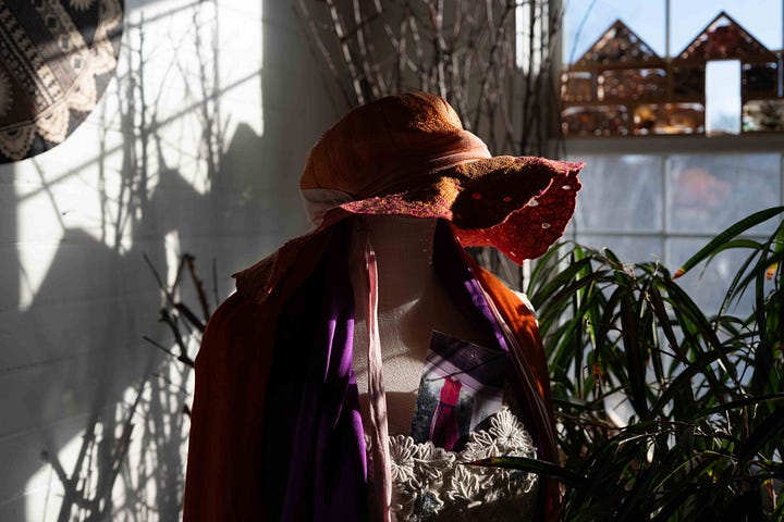 Hat in profile