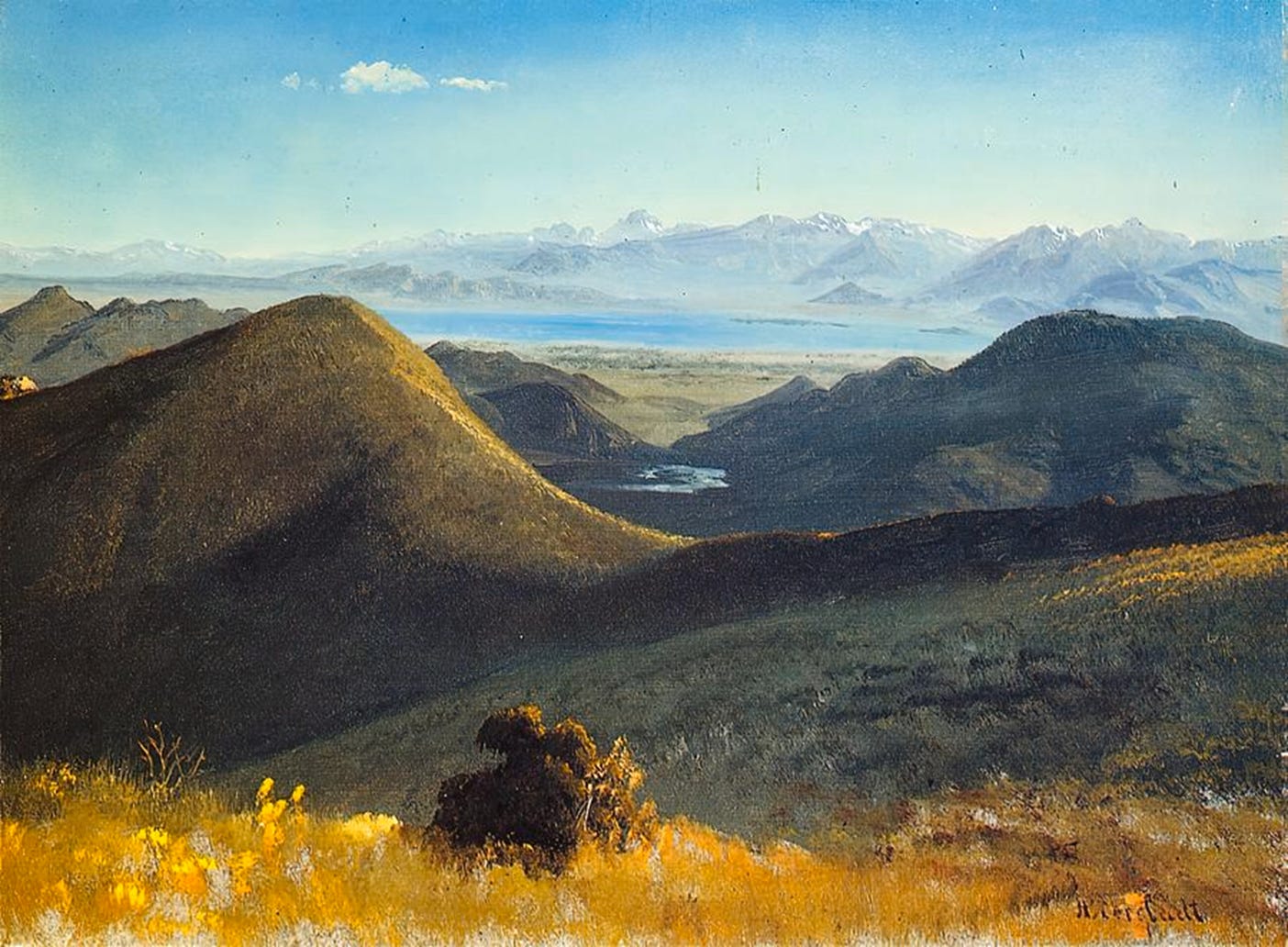 A landscape of mountains and a body of water
AI-generated content may be incorrect.
