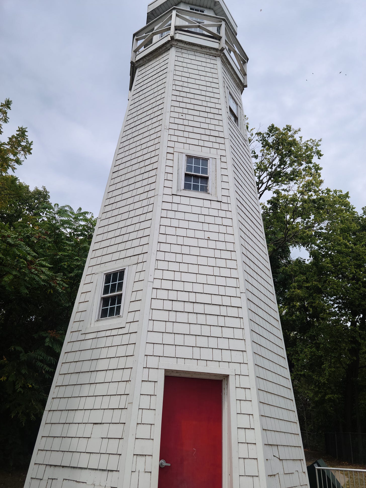 They don't trust us not to mess with the boaters if we went up - probably smart
