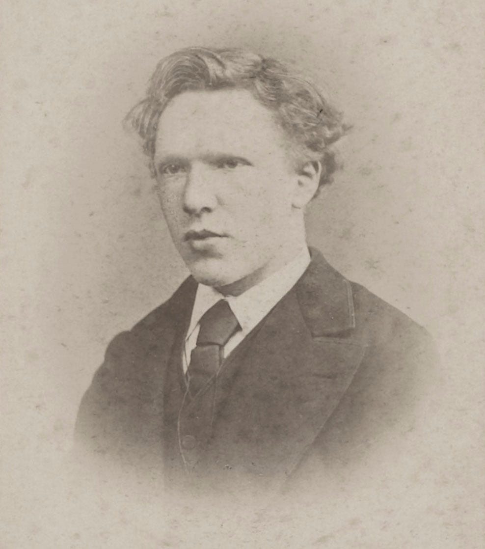 Faded photo of Vincent Van Gogh Faded photo of Vincent Van Gogh