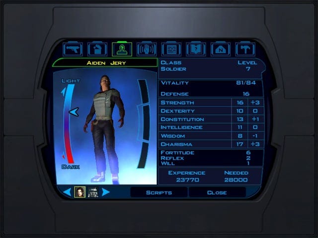 Can anyone tell me what the bar on the right side of the character is? I have no idea : r/kotor Can anyone tell me what the bar on the right side of the character is? I have no idea : r/kotor