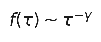 power law decay