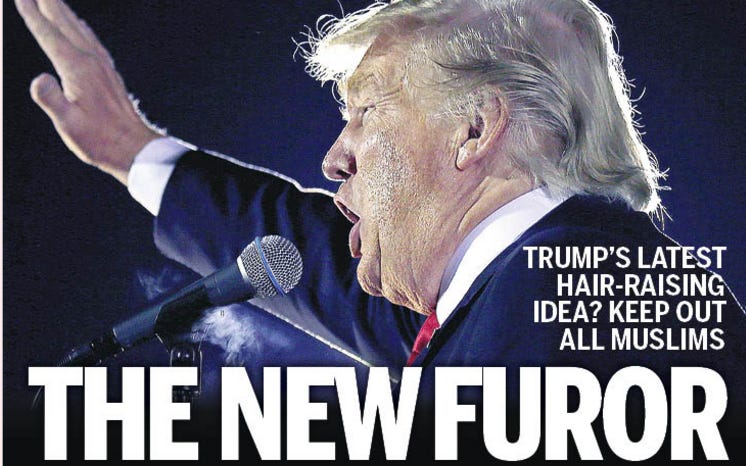 Philly Daily News Likens Donald Trump to Hitler With "Furor" Cover