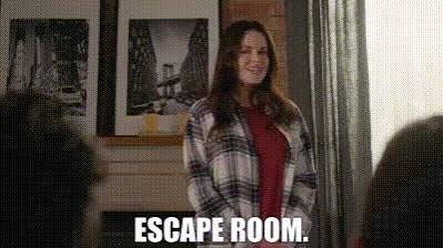 YARN | Escape Room. | Schitt's Creek (2015) - S06E11 The Bachelor Party | Video clips by quotes | 4531cb70 | 紗 YARN | Escape Room. | Schitt's Creek (2015) - S06E11 The Bachelor Party | Video clips by quotes | 4531cb70 | 紗