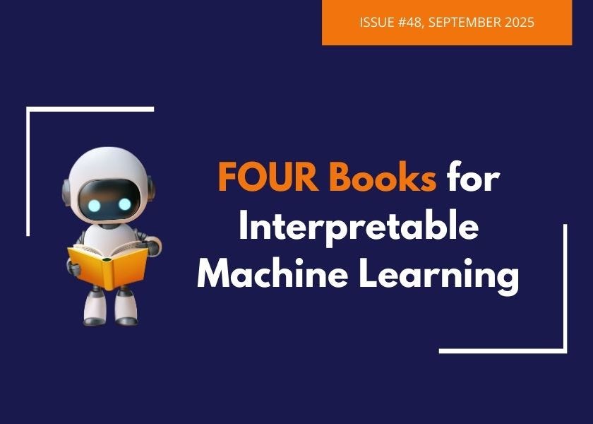 FOUR Books for Interpretable Machine Learning