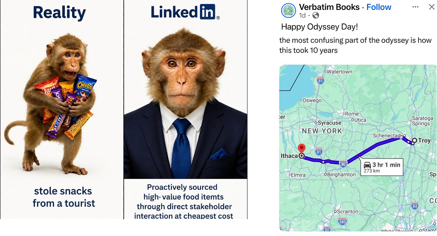 A monkey in a suit and tie

AI-generated content may be incorrect.