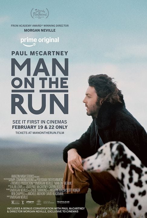 Man on the run  : Affiche
