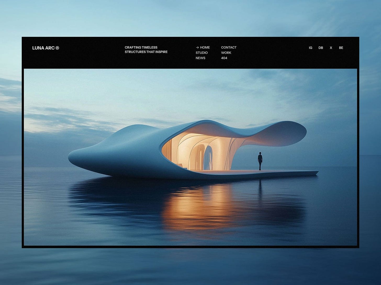 LunaArc X — Architecture Framer Template