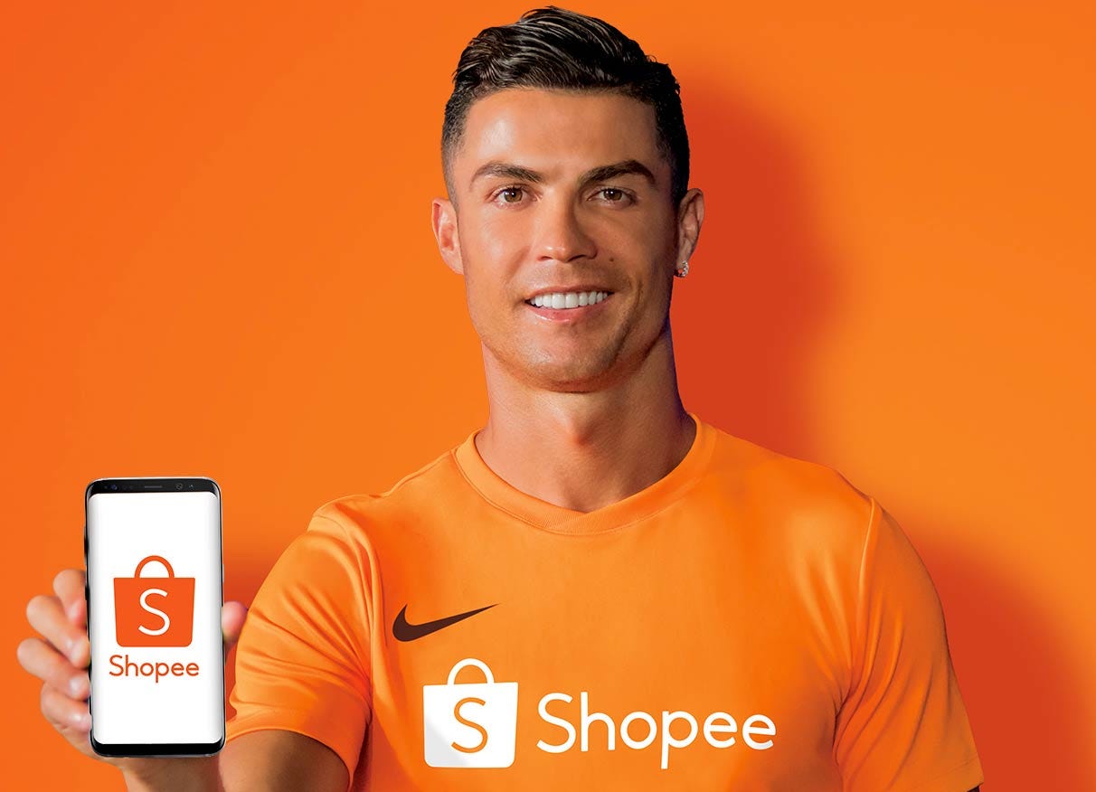 Ronaldo Signed by Shopee as its New Brand Ambassador | Branding in Asia