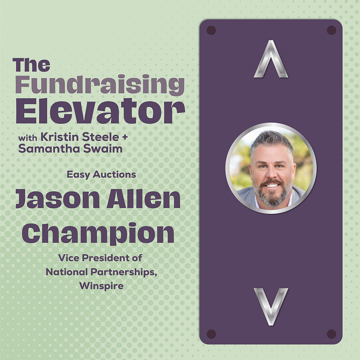 Jason Champion and Mariah Monique step into the fundraising elevator