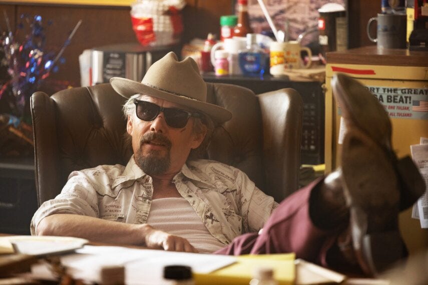 Ethan Hawke in 'The Lowdown' finale 