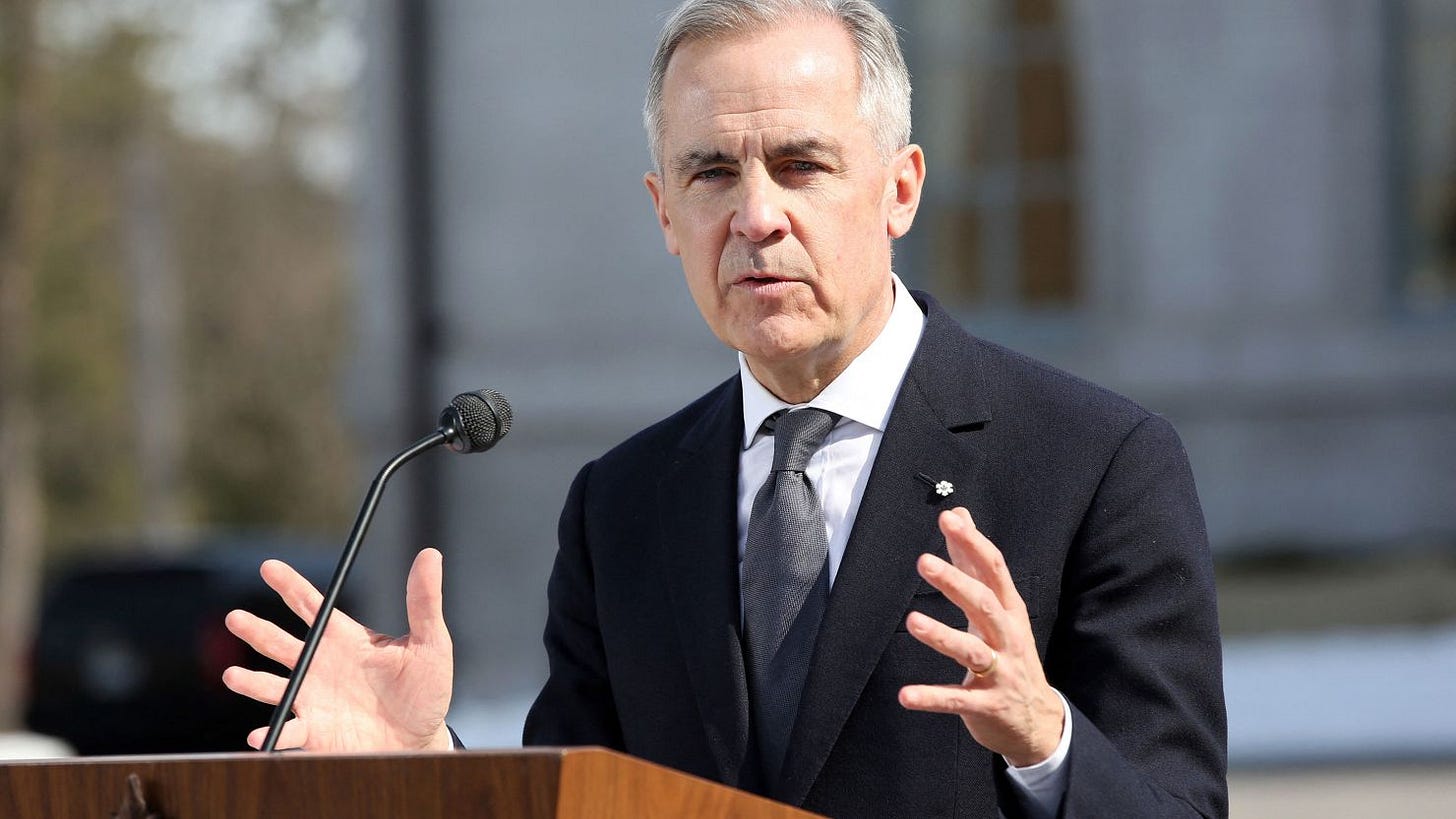 Canada's Prime Minister Mark Carney speaks during a news conference at Rideau Hall for after a swearing in ceremony on March 14, 2025 in Ottawa. Carney was sworn in as Canada's prime minister, taking charge of a country rattled by a breakdown in US relations since President Donald Trump's return to power.