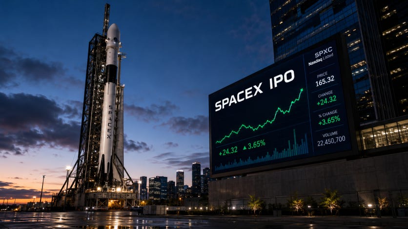 SpaceX Files for the Largest IPO Ever While Absorbing a $4.94 Billion ...