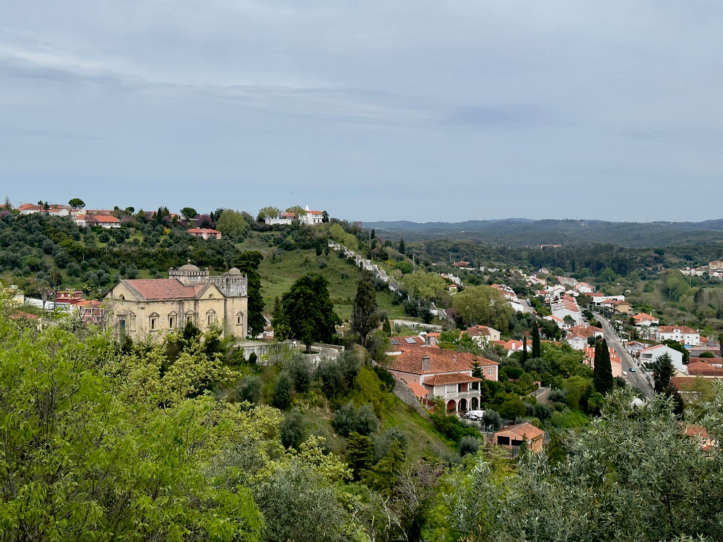 Tomar, Portugal - view from the castle wall