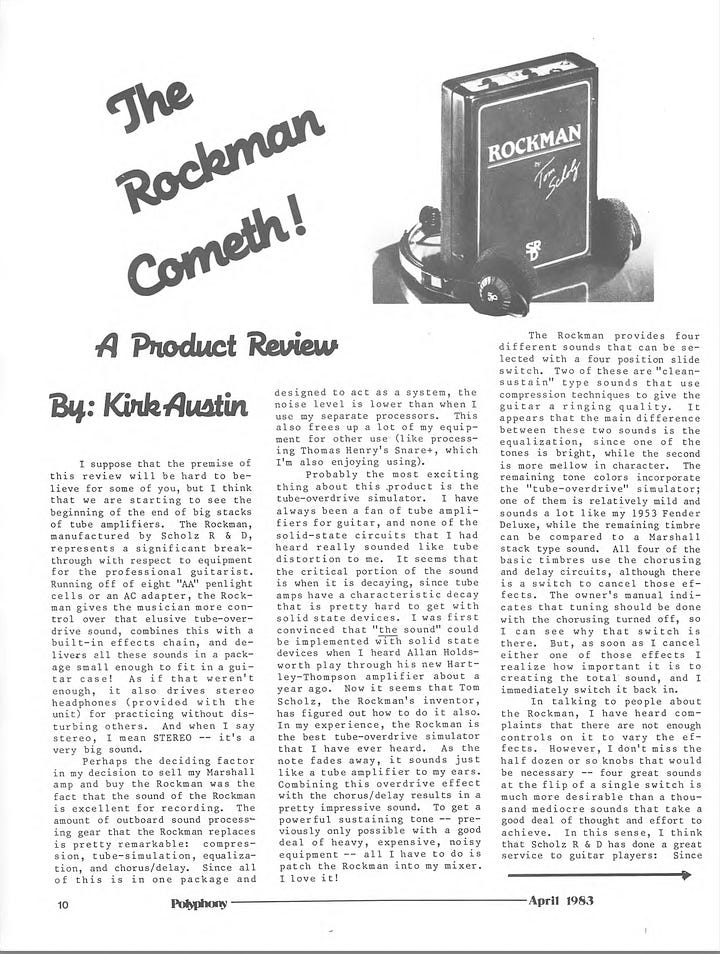 An early review of the Rockman