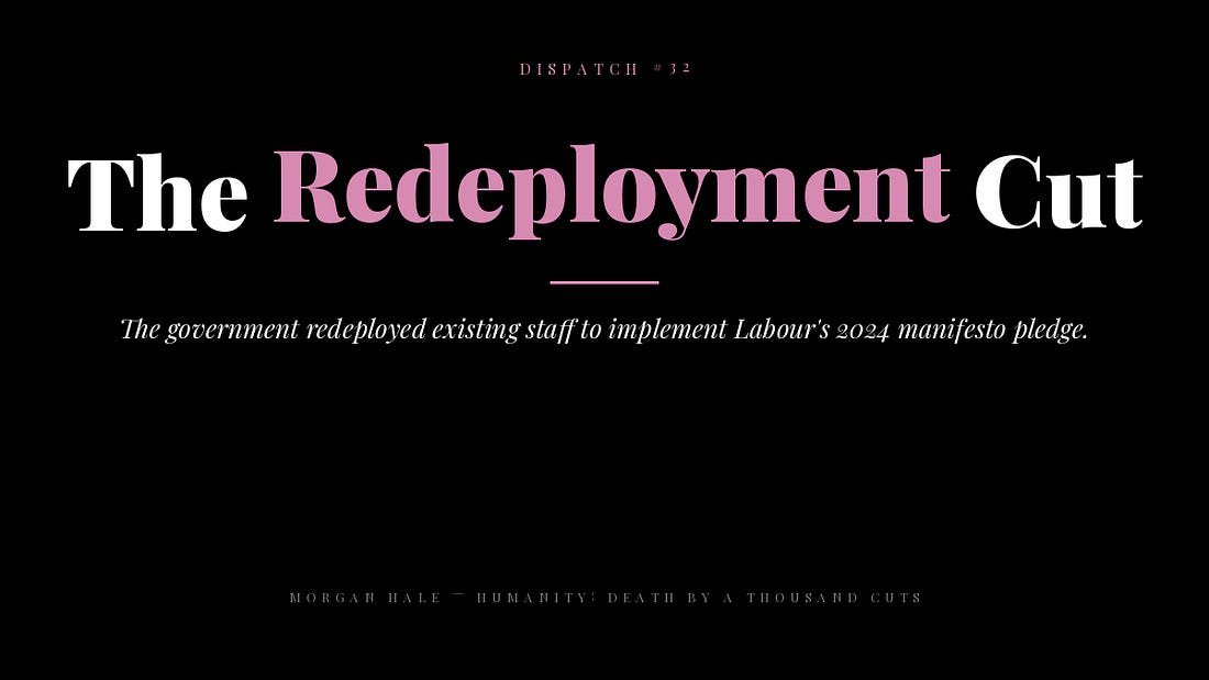 The Redeployment Cut