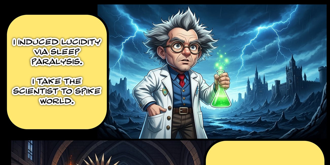 Dream Cast : Dream Journal Review: Lucid Spike World Blacksmith